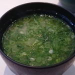 すし廻鮮 うお亭 - サービスの汁物