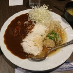 芝大門 さくら - 豚軟骨とカレーの合掛け