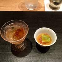 すず木 - のれそれ・エビの塩辛