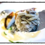 エマーブル - 真鯛のポワレ
      リゾーニ（お米状のパスタ）