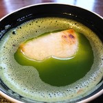 社彩庵・ひらしお - 抹茶ぜんざい 焼き餅入り