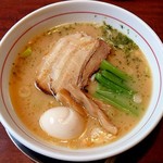 三宝亭 - 味玉鶏白湯醤油ラーメン