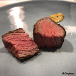 リナシメント - 熊本産の黒毛和牛の靴ベラと肩ロースのアッロースト