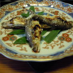 比良山荘 - 11.7.6　三回目の鮎塩焼き