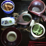 かぶせ茶カフェ - 新茶膳(水沢かぶせ)