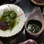 かぶせ茶カフェ - かぶせ茶白玉