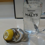 ホルモン千葉 - 生レモンサワー