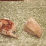 鮨 竜介 - 穴子　塩　タレ