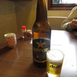 ファミリーれすとらん ひろせ 寿し正 - 瓶ビール(大瓶) 600円　(2018.4)