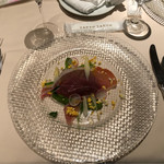 タント・タント　 - パルマ産生ハムとホワイトアスパラガスのミモザ仕立て