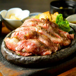 黒毛和牛の石焼き定食