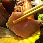 炭火焼　海輪亭 - ひとまず、マグロのトロからw