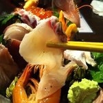 炭火焼　海輪亭 - タイの湯引き、大きいですw