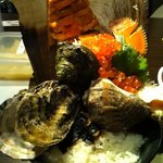 炭火焼　海輪亭 - やっと出てきた、白いご飯がww居たのねって感じで恥ずかしそうw