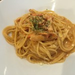 キッチンニトロ - ズワイガニと海老味噌のクリームパスタ