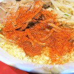 ラーメン二郎 - 一味投下～♪