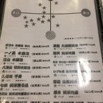 炭火焼鳥あずま - あ、メニューにこんなのが・・日本酒好きのご店主らしい　他にも日替わりでお勧めのお酒があるよう