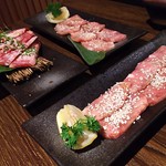 WAKI Japanese BBQ Dining - 1804_WAKI Japanese BBQ Dining_Jyo Misuji＠119,000Rp(上ミスジ)×2、Jyo Kalbi@89,000Rp(上カルビ)×2