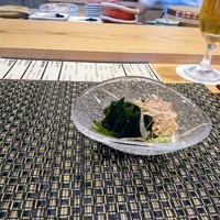 鮨 うえ岡 - 茗荷とワカメ