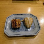 小判寿司 - 穴子、塩とツメ