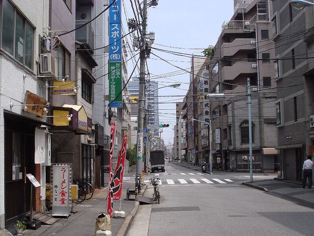 粋な一生 - 昭和通り侧から望む
