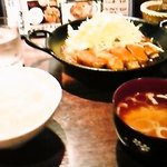 竹の子 - ランチ　トンテキ定食〆\1,000也
