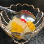 竹之里 - (料理)デザート フルーツポンチ
