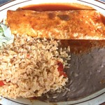 Los Potrillos - フライドライスもついたブリトー