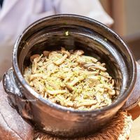 天満橋 藤かわ - きのこの土鍋ご飯