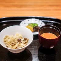 天満橋 藤かわ - きのこの土鍋ご飯