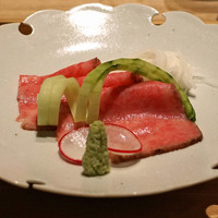 恵比寿 米ル - ローストビーフと長芋の素麺