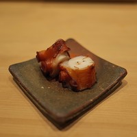 鮨　縁 - 下津井のたこをさっと塩茹でにして。とても柔らか。