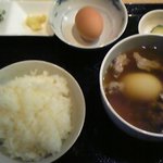 なにわ花子 - 肉吸い定食（600円）