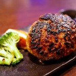 鉄板焼 grow - 黒毛和牛ハンバーグ