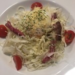 TEPPAN WINE BAR　大阪ばある - 牛キャベ(*´ω`*)タルタル