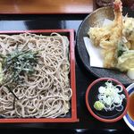 里のめぐみ - 天ざる蕎麦1000円