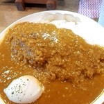 カレーや 満店堂 - 生姜カレー￥600＋大盛￥100＋温玉￥90＋ﾗｯｷｮｳ￥90