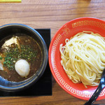 博多一幸舎 慶史 - 味玉つけ麺900円/麺200g。