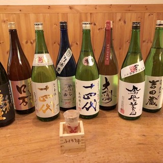 豊富な日本酒！