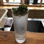 スパイス ラボ ブースト - パクチージンリッキー(きっとノンアルコール)