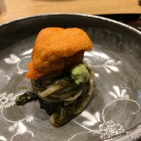 御幸町 田がわ - あおさ蕎麦