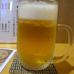 寿司居酒屋 岬 - 生ビール大　５７０円
