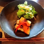 山のごはんよもぎ - 穴子のソテー