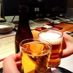 魚河岸 宮武 - 乾杯〜〜♪