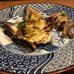 千陽 - 筍と青森県産黒毛和牛の炭火焼