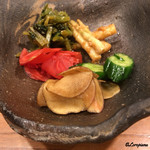 千陽 - 香の物盛合せ