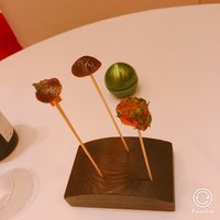 レストラン ラ フィネス - しめじとキングサーモン