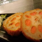 創作料理ミヤモト - 限定メニューのれんこん明太