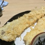 味奈登庵 - 穴子天ぷら＋いか天ぷら♡
