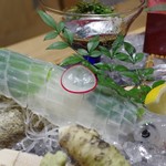 磯ぎよし - 呼子産　『活き活き！やりいか活造り』